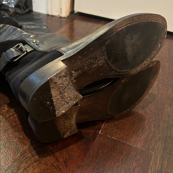 BUTTERO Italy Black Leather Knee-High Boots – Size 37 - Picture 4 of 8